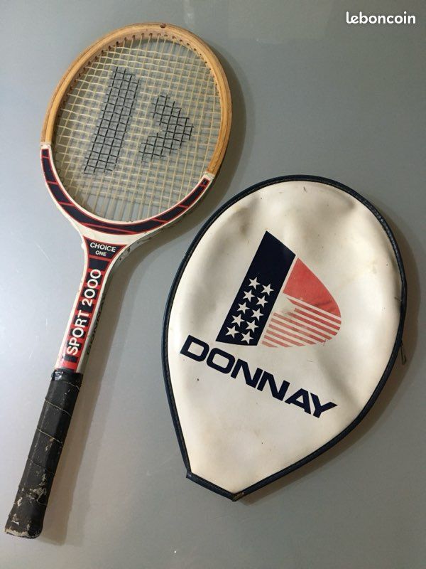 Raquette De Tennis Vintage Donnay All Wood - Années 80 - Bel état