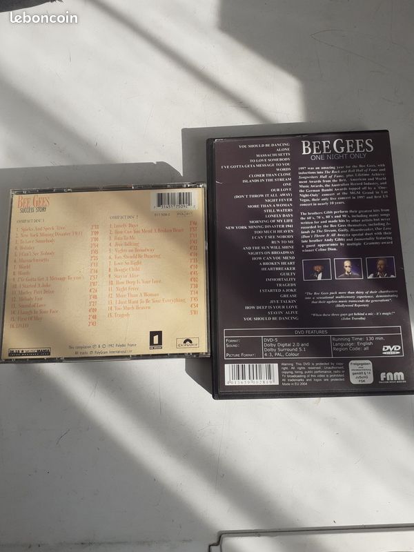 Lot 1 dvd + coffret 2 cd bee gees (image 2)
