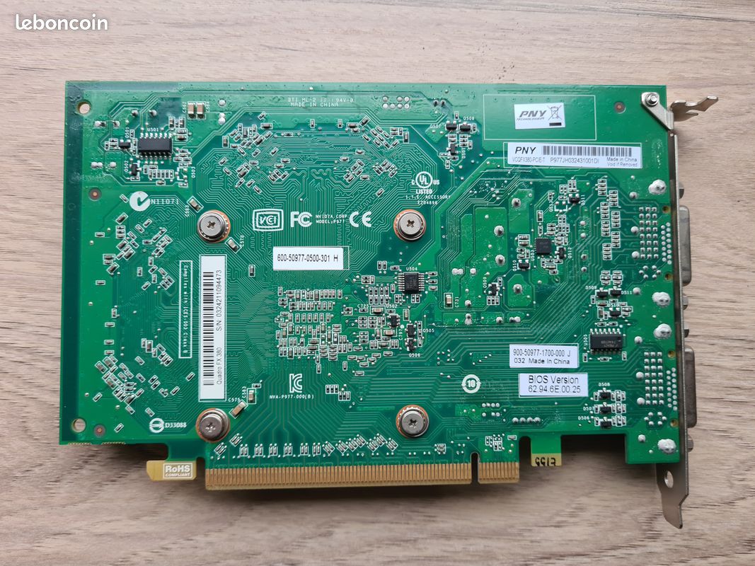 Carte graphique Nvidia Quadro FX 3450 256Mo GDDR3 PCI-e NON TESTEE
