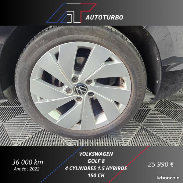 Volkswagen GOLF VIII 1.5 ETSI OPF 150CH STYLE DSG7 (image 7)