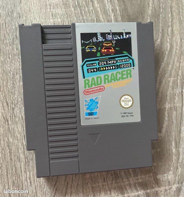JEU RAD RACER Nintendo Nes en boite Originale FRA EUR 46,00 - FR