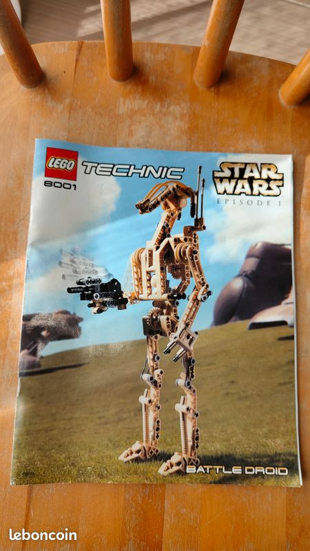 LEGO Star Wars 8001 Battle Droid avec notice et boîte d'origine