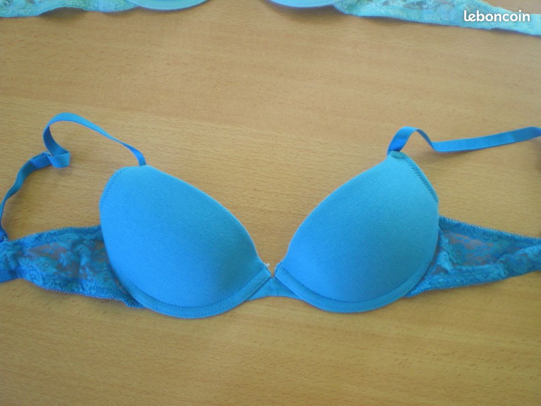 Lot de 2 soutiens gorge bleu 70B (image 4)