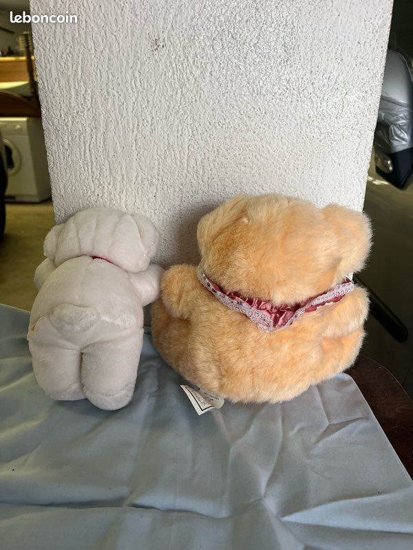Lot de 2 peluches ours (image 2)