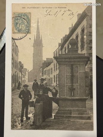 Carte Postale Ancienne – Finistère, Pont-l'Abbé, Costume Breton Timbrée