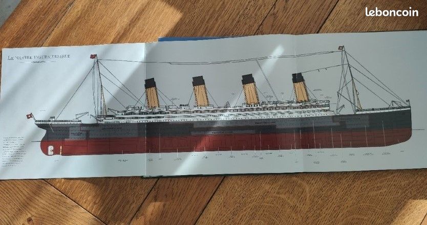Superbe livre, en coffret collector Titanic, toute l'histoire du Titanic par Beau Riffenburg (image 3)