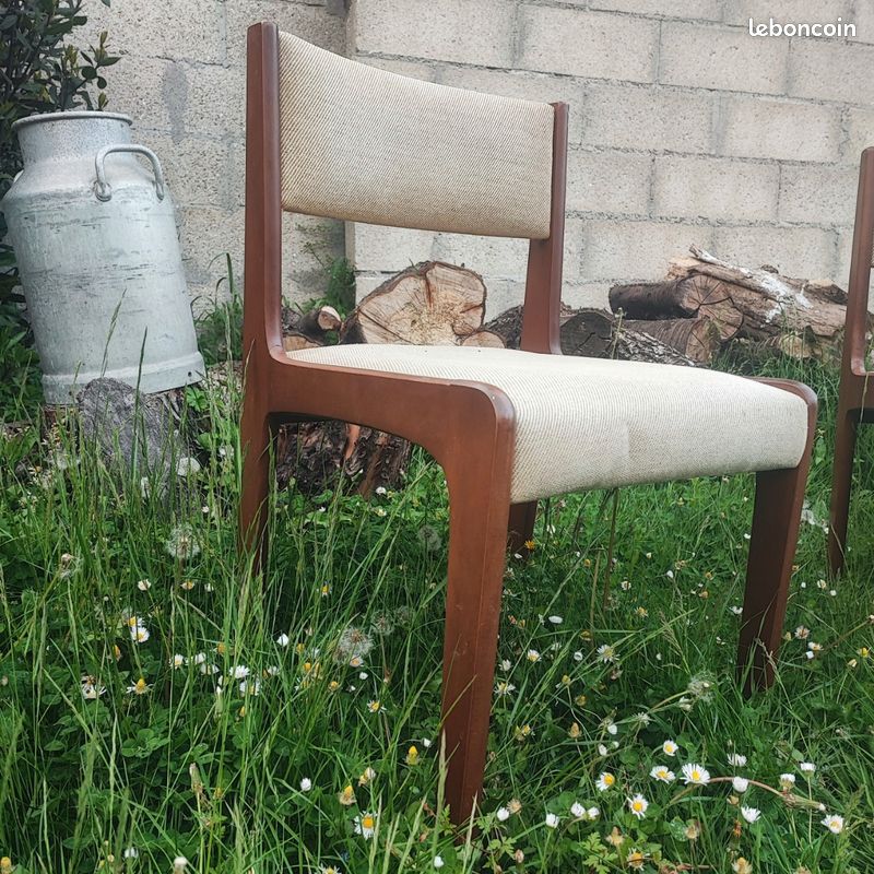 Lot de 2 chaises danoises vintage années 60 (image 4)