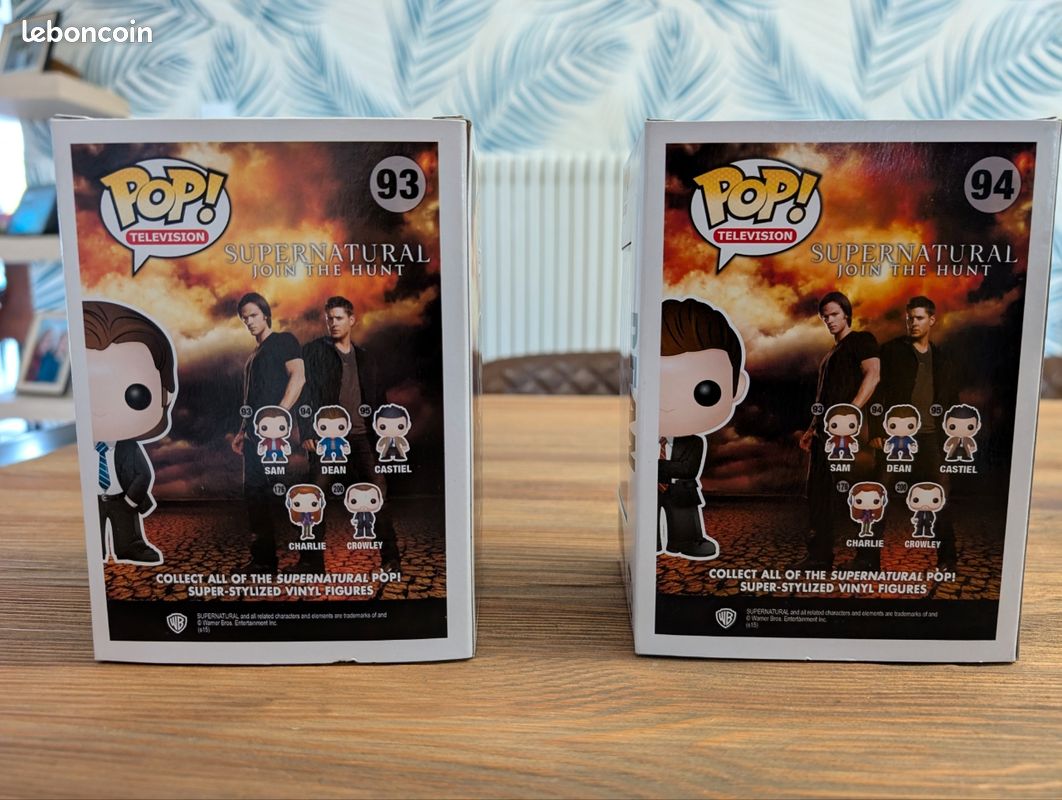 Funko Pop Supernatural Sam et Dean FBI Collection