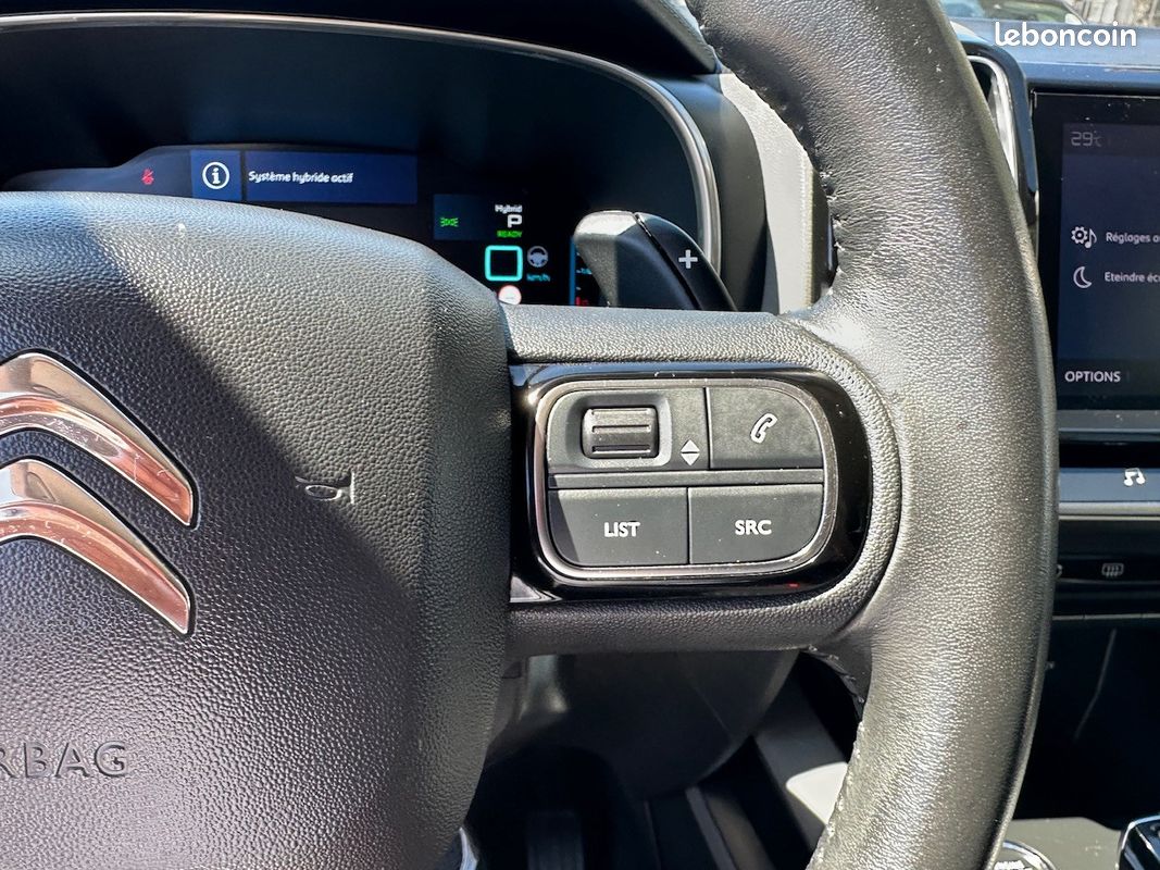 Citroën C5 AIRCROSS C-Series 1.6 225 Plug in Hybrid Rechargeable e-EAT8 Boîte auto {ATTELAGE - CAMERA - CLIM - CARPLAY} (image 36)