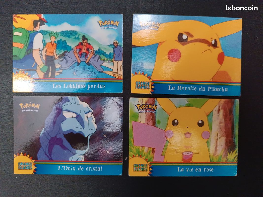 Lot de cartes Pokmon Topps Orange Islands - Collection