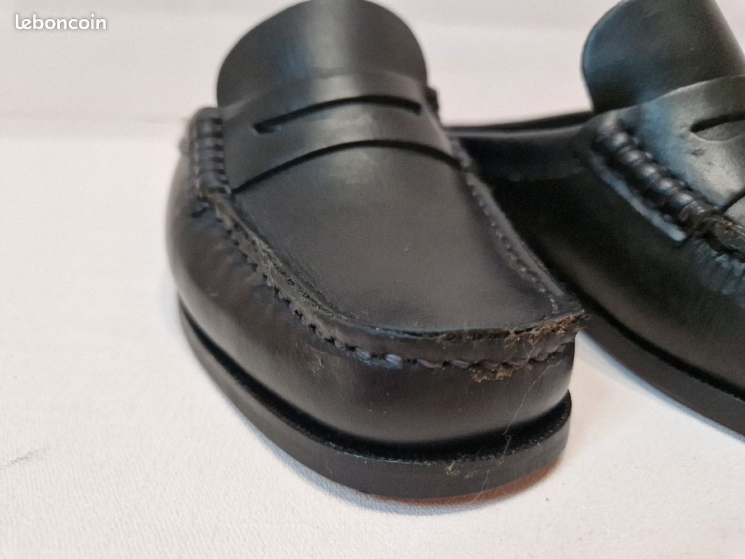 Mules style mocassin en Cuir noir (image 5)