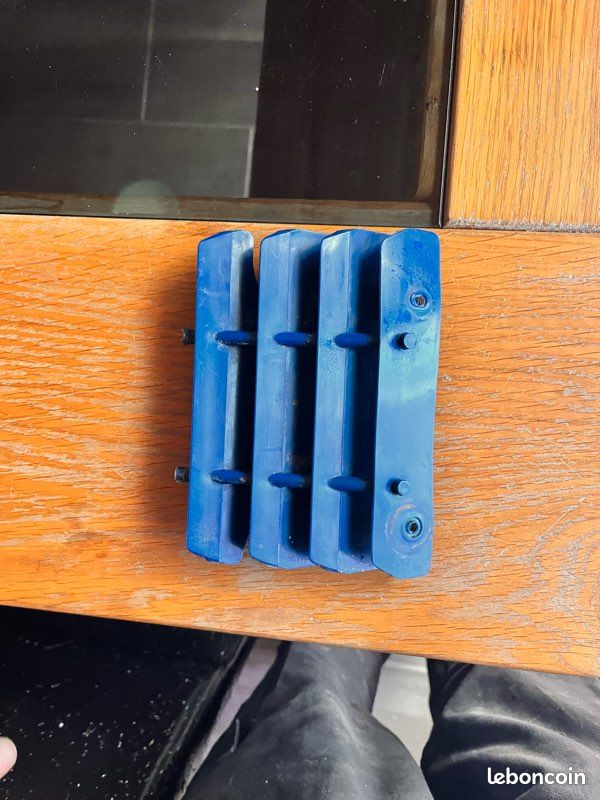 Grille radiateur ecope 125 kdx bleue gauche droite (image 3)