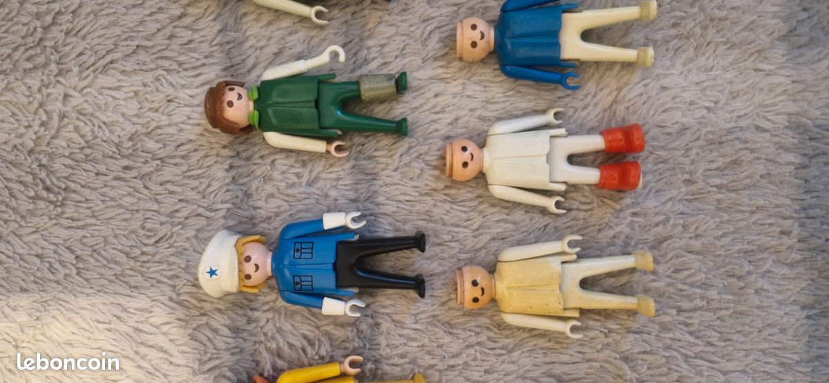 Lot De Playmobil Geobra 1974 Vintage – Carriole Et Accessoires Western (Occasion)