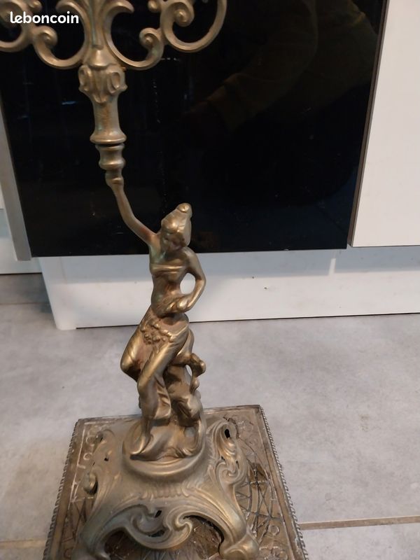 Psyché art nouveau en bronze (image 2)