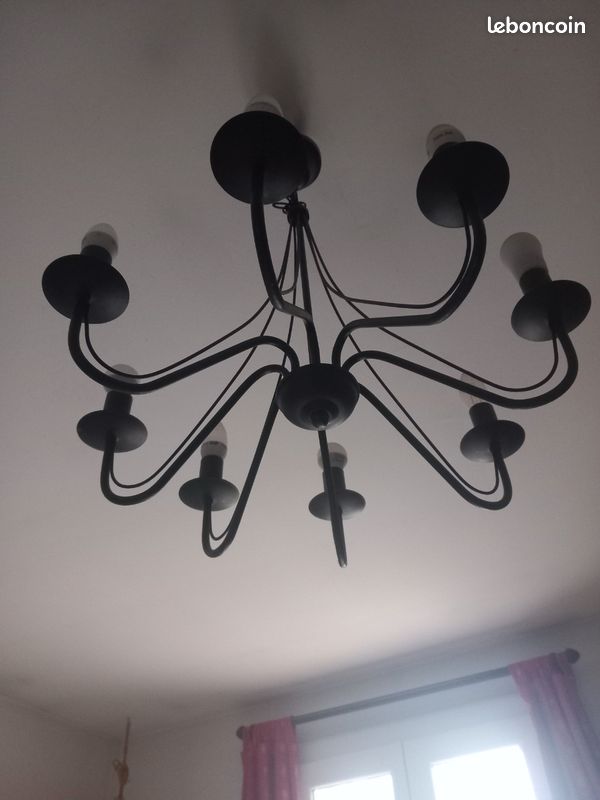 Lustre metal 8 branches (image 2)