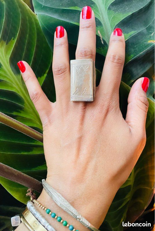 Bague Touareg rectangulaire (image 1)