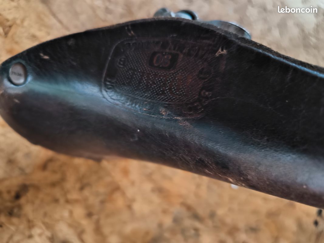 Selle Idéale Spécial Compétition 90 - Cuir Marron - Vélo Course Ancien