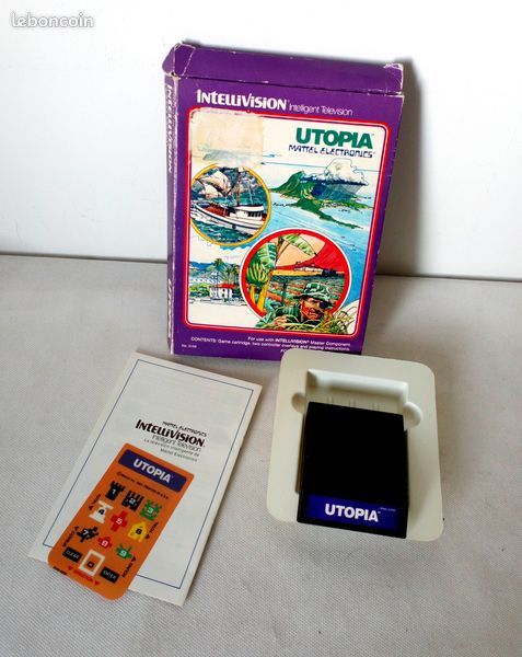 JEUX INTELLIVISION COMPLETS dans sa boîte avec superpositions et