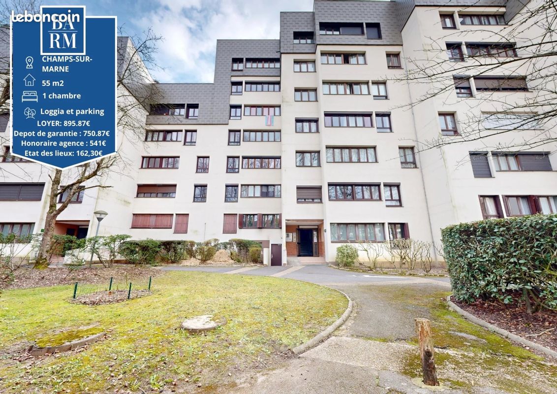 Appartement 2 pièces 55 m² · à Champs-sur-Marne · 55 m² · 895 €