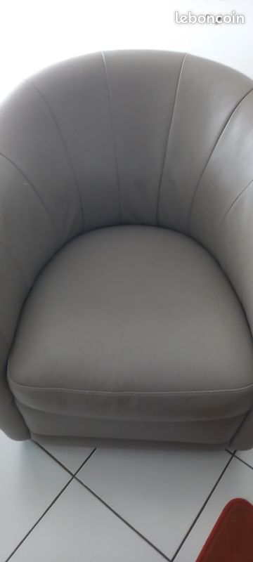 Canapé + Fauteuil + cabriolet Cuir Center (image 4)