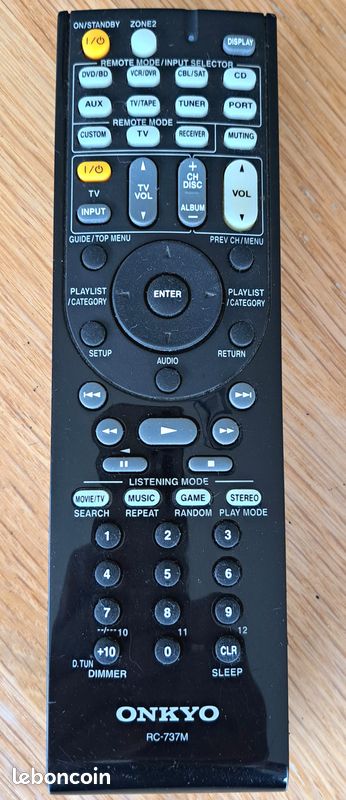 Technics RAK-CH740WH - Télécommande d'origine pour Audio System