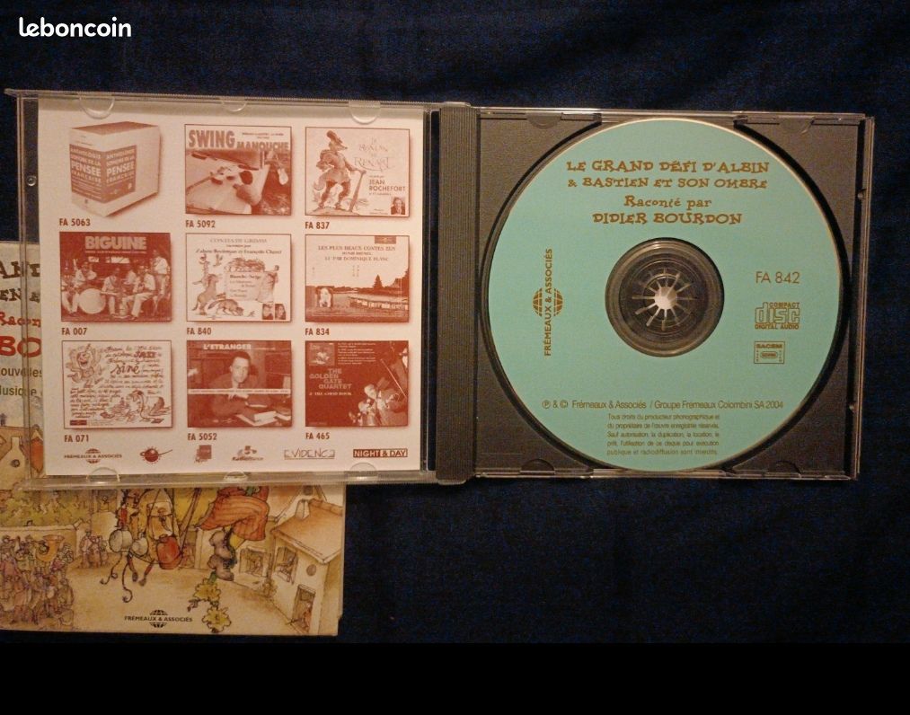 Livre audio Le grand défi d'Albin et Sébastien et son ombre (svv) (image 2)