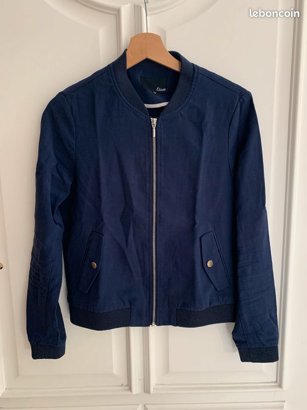 Veste courte bleu marine (image 1)