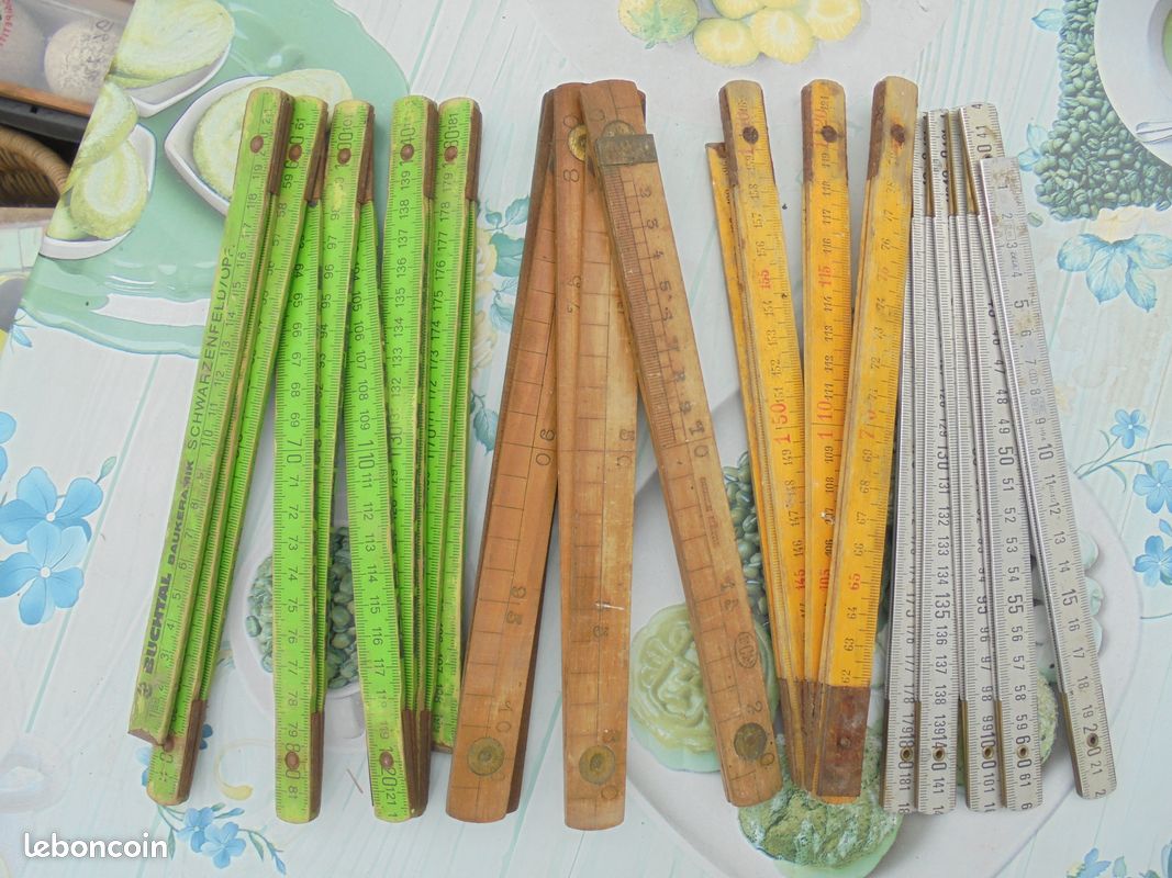 Mètres pliable en bois et métallique (image 2)
