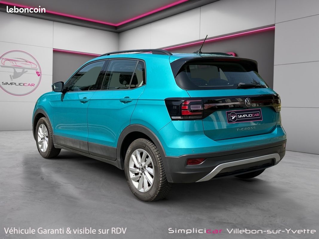 VOLKSWAGEN T-CROSS 1.0 TSI LIFETECH carplay régulateur de vitesse Garantie 12 mois (image 3)