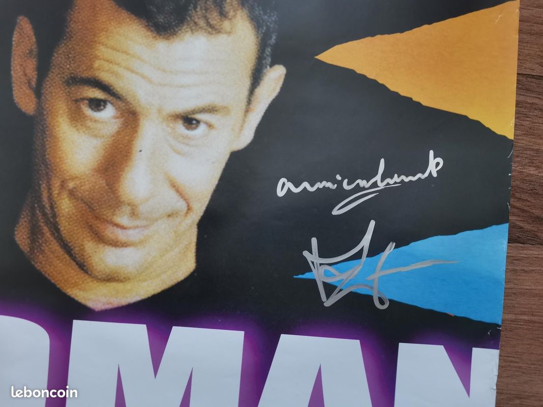 Affiche Dédicacée François Feldman - Tournée Y'a d'la Joie 2002 - Très bon Etat (image 2)