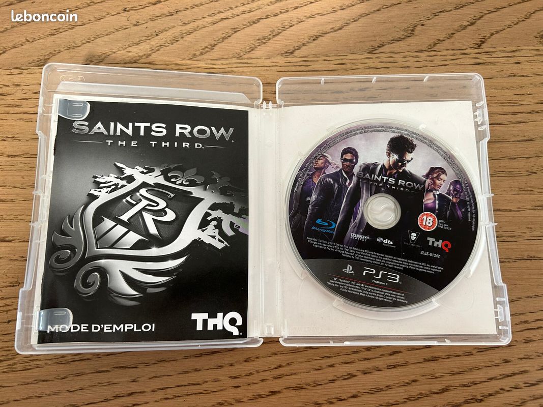 Jeu PlayStation 3 Saints Row: The Third - Version PAL Française Complète En Très Bon état