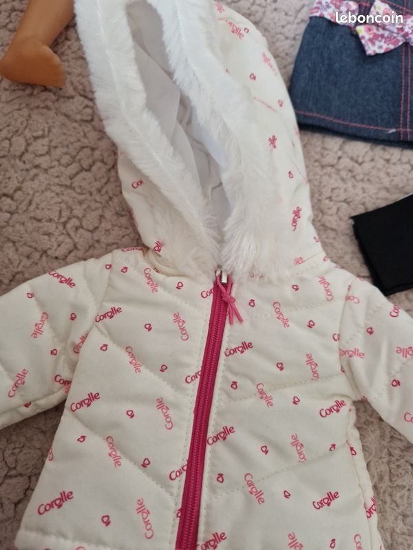 Poupée Corolle Doudou Rose Scintillante - 36 Cm - Pour Enfant 3-4 Ans - Neuf