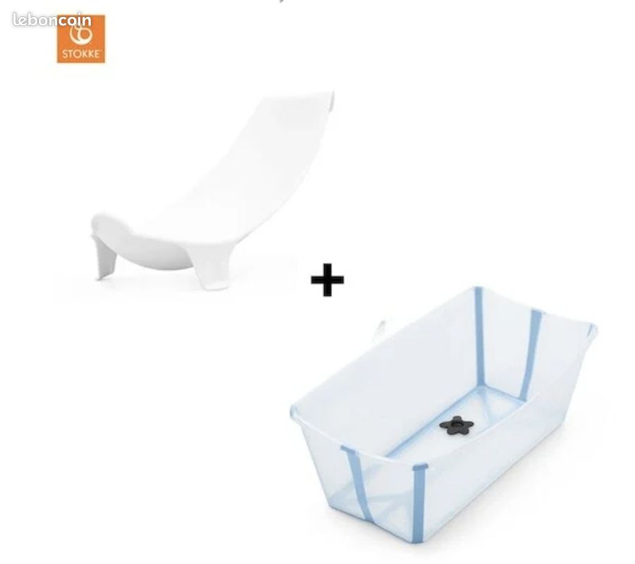 Ensemble baignoire + transat + pied bébé (image 2)