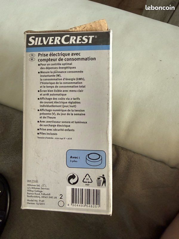 Prise compteur consommation SilverCrest – mesure électricité (image 3)