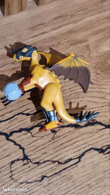 Playmobil 5462 Dragon de pierre avec guerrier (image 3)