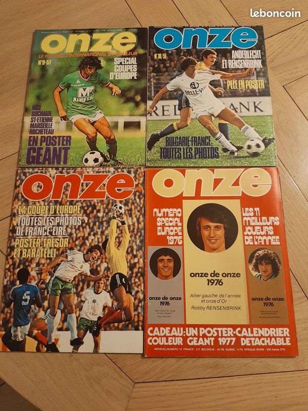 FOOTBALL ONZE RARE Album Relie Des N° 63, 64, 65 Vintage