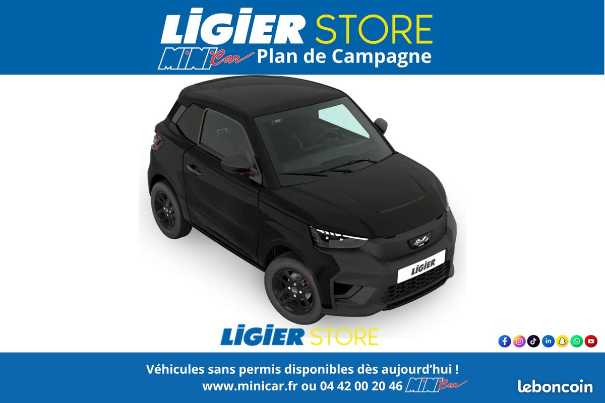 Voiture sans permis LIGIER JS50 Select Diesel Neuf (image 4)