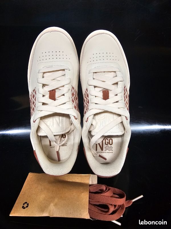 Sneakers cuir femme N'go Saigon T38 Chaussures