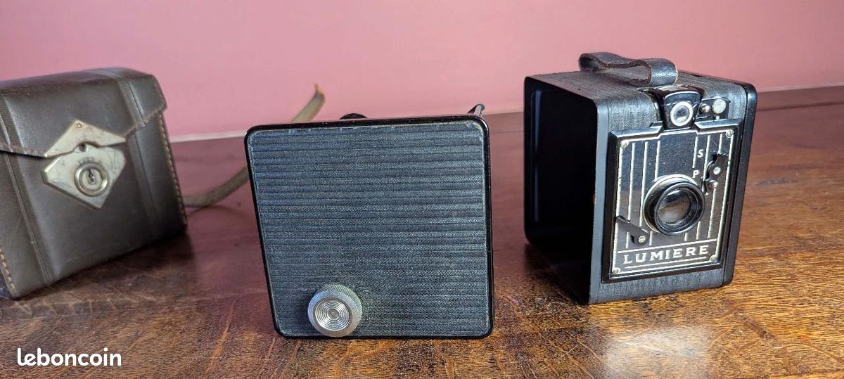 Antike Vintage Lumièrebox 4 x 6,5 Kamera. 1933/1937