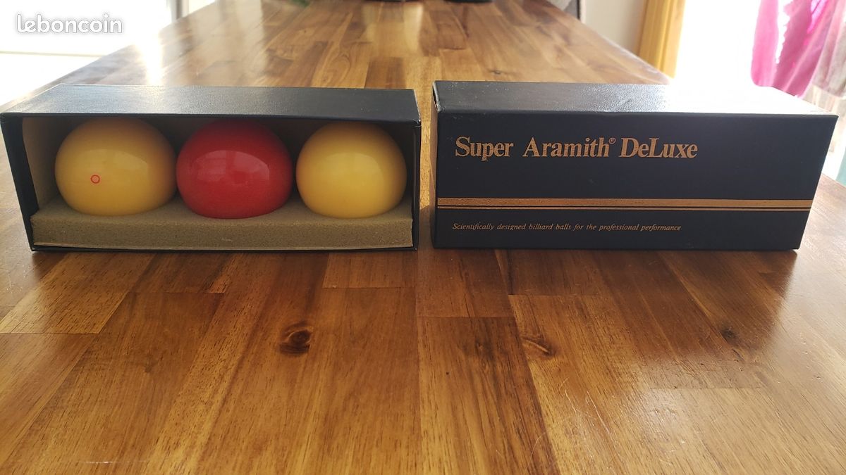 3 Boules De Billard Professionnel Aramith Super - Fabriquées En Belgique