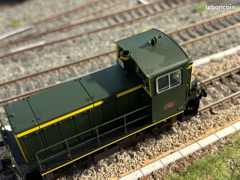 Locotracteur diesel Y 7100 / 7101 vert SNCF Ls Models train ho en