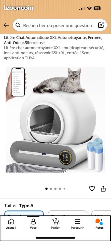 Litière automatique chat DOEL (image 1)