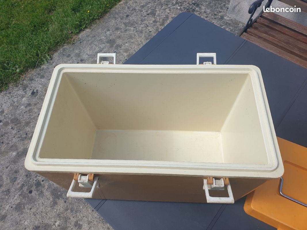 Glacière Personnelle Rétro Curver Orange Années 70 - Boîte à Lunch Vintage, Occasion
