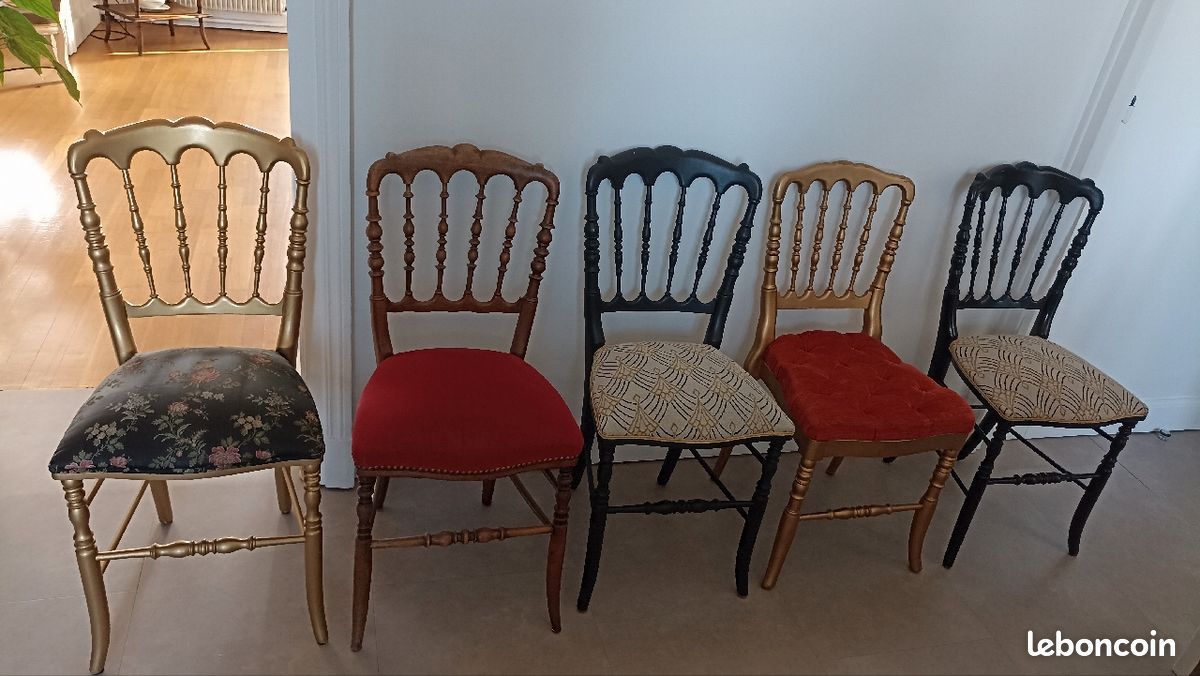 Chaises Vintage d'opéra (image 3)