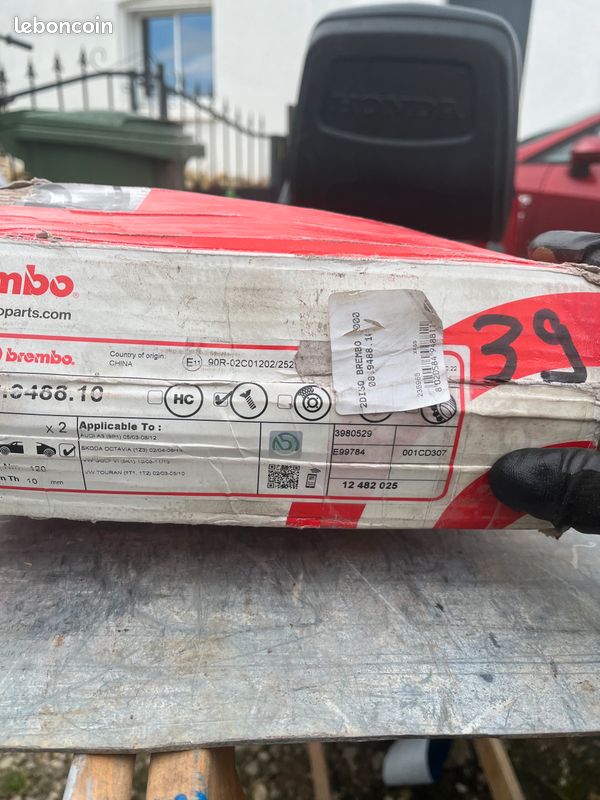Disque frein brembo 08.9488.10 (image 1)