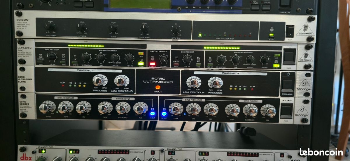Behringer SU9920 Sonic Ultramizer – Exciter / Enhancer Stéréo Rack 19" – Très bon état (image 5)