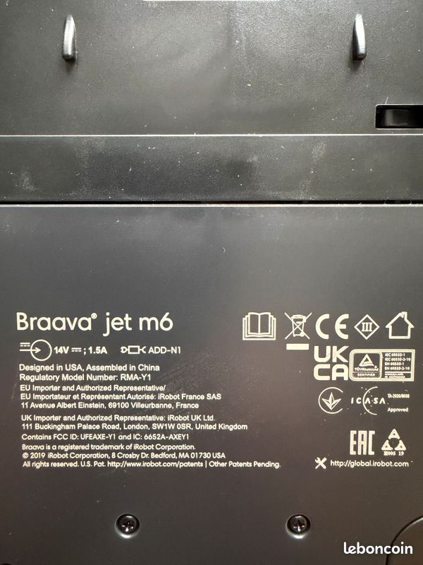 Robot laveur de sols IROBOT Braava jet® m6 connecté au Wi-Fi (image 7)