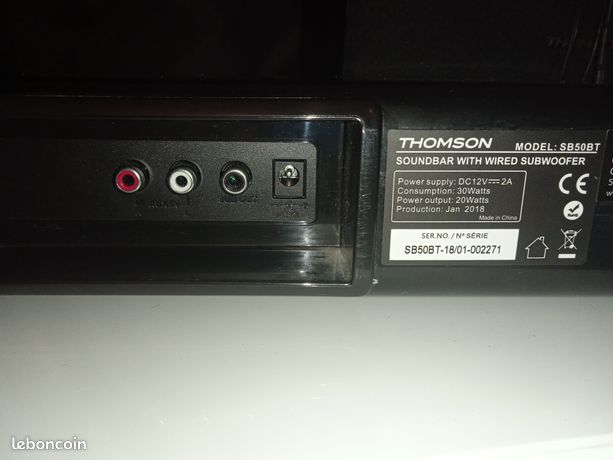 Barre de son thomson Photo, audio vidéo - Main Image