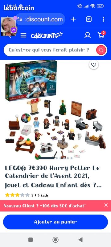 Lego 76390 Harry Potter calendrier de l'avent (image 1)