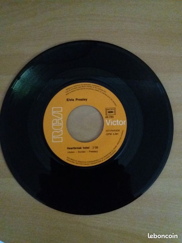 45 tours Elvis Presley (image 3)